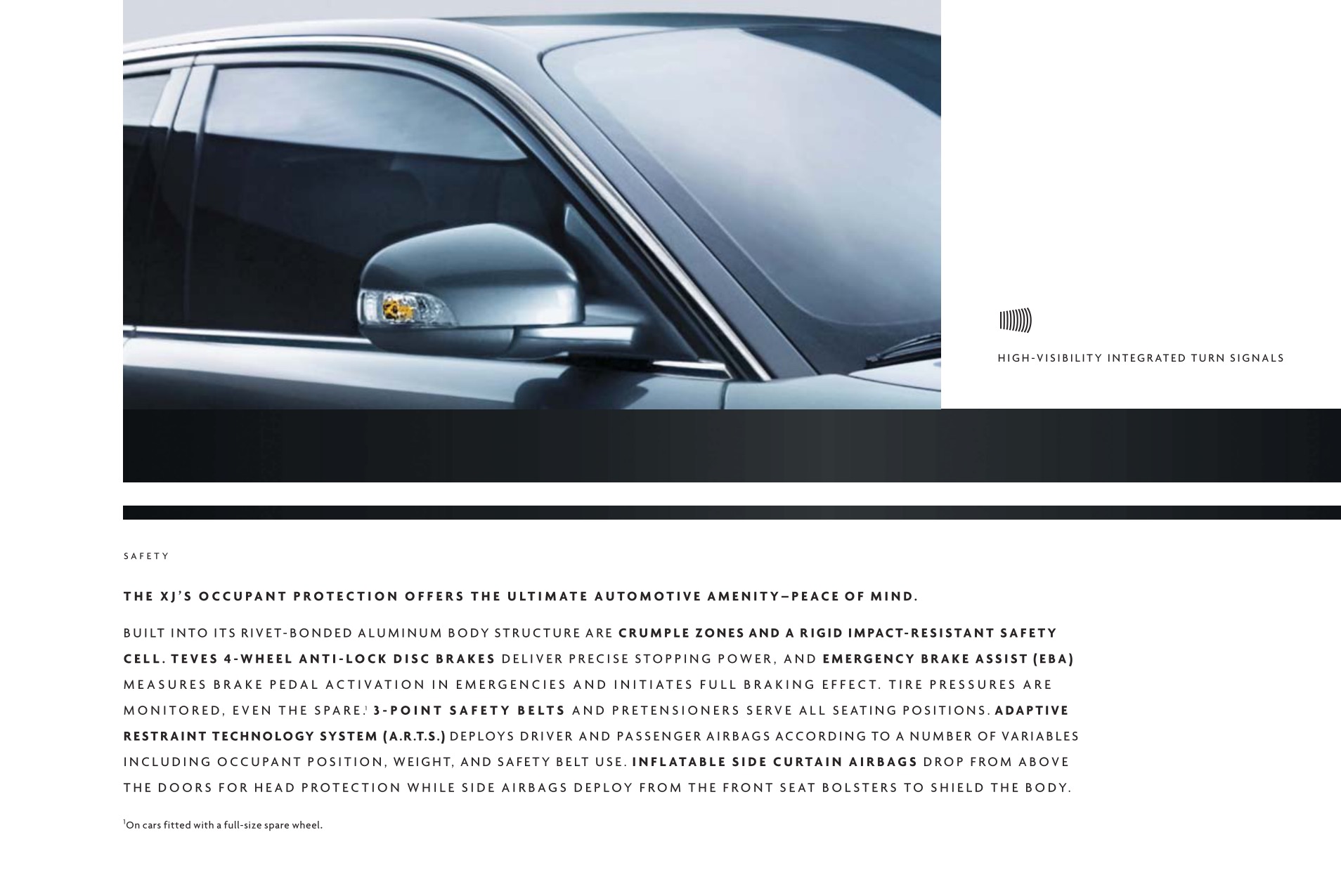2008 Jaguar XJ Brochure Page 24